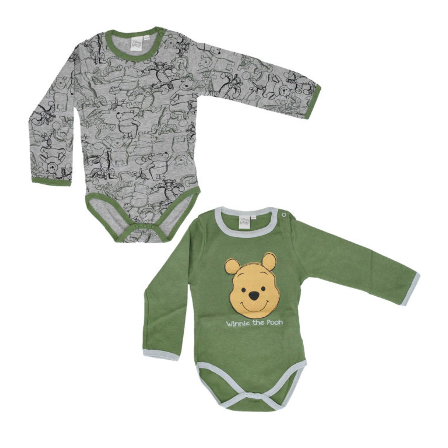 Disney Winnie the Pooh Βρεφικά Κορμάκια 2 Τεμαχίων 3 έως 24 μηνών