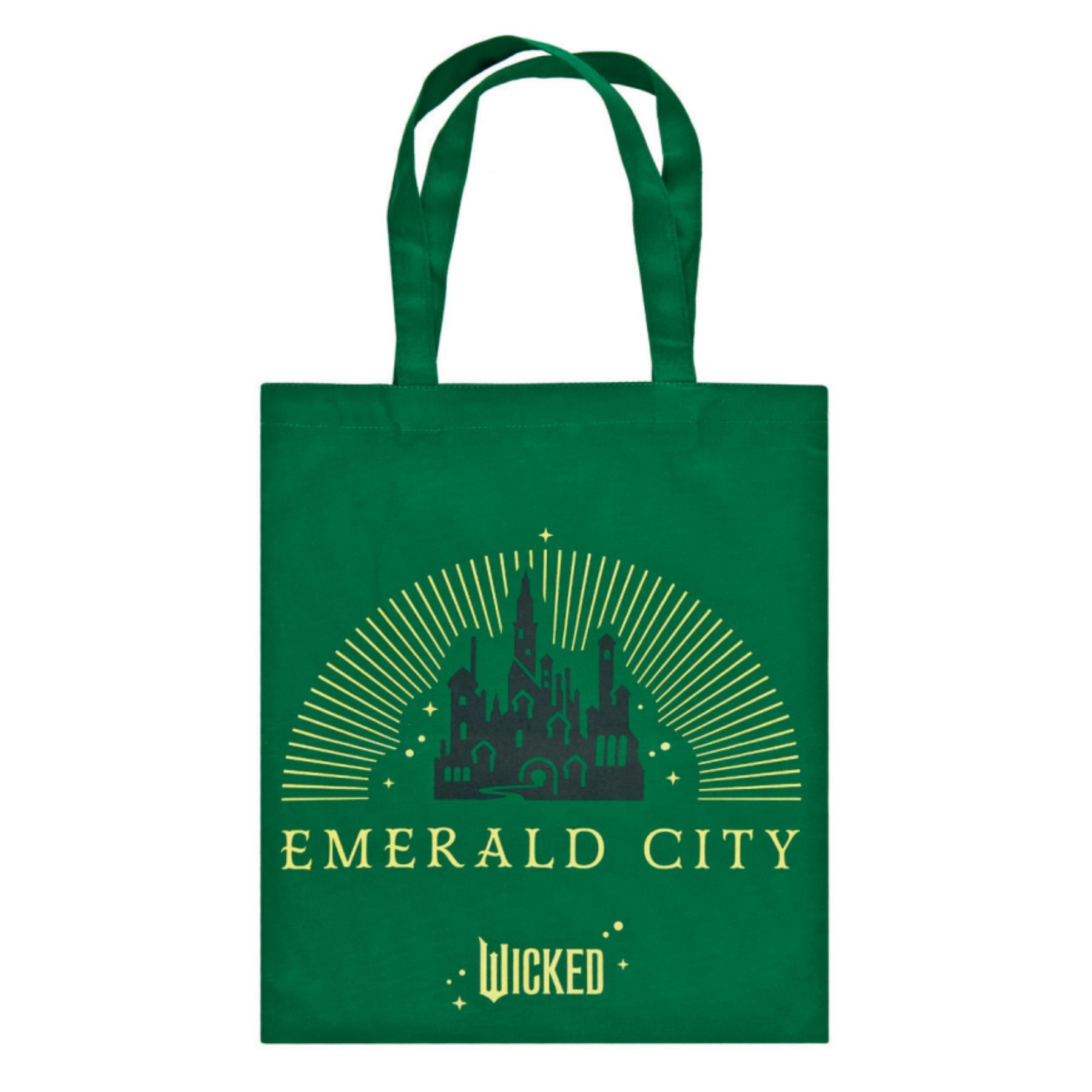 Wicked Τσάντα Shopper Πράσινη 40x35 εκ.