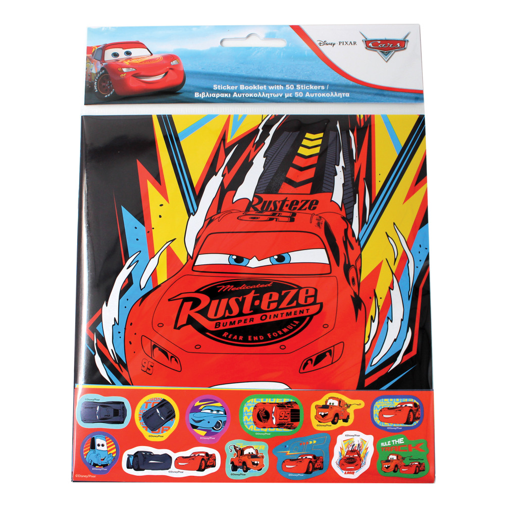 Disney Cars Ready Σετ Αυτοκόλλητων 50 Τεμαχίων 20×26 cm