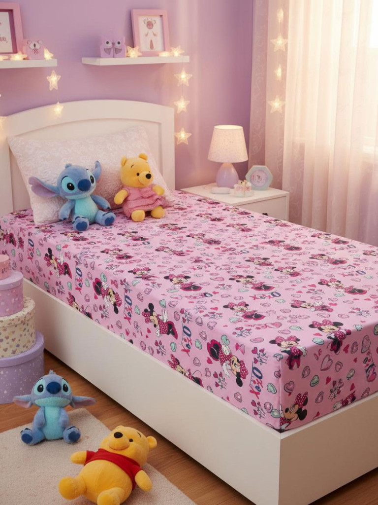 Alternative view of Disney Minnie  XoXo παιδικό σεντόνι μονό με λάστιχο 90x200 cm