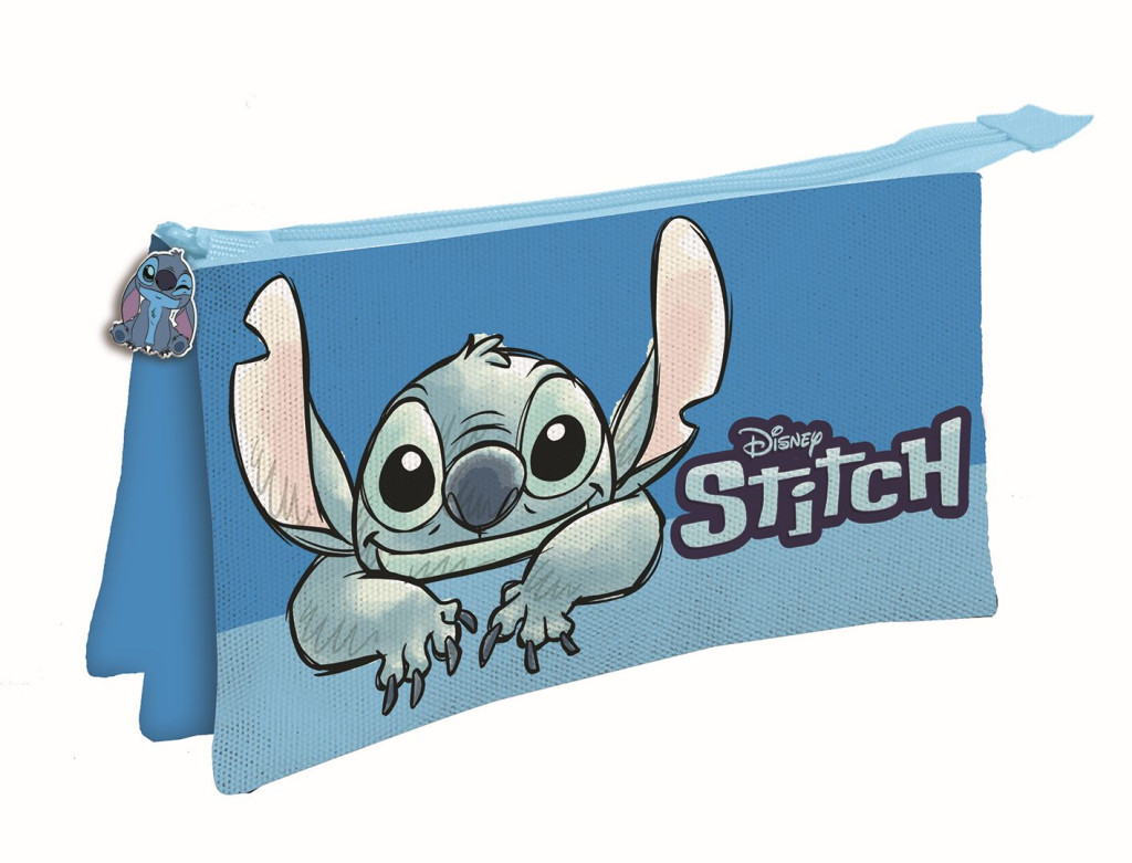 Disney Lilo & Stitch Smile Παιδική Κασετίνα με 3 Θήκες 22×14×3,5 εκ.