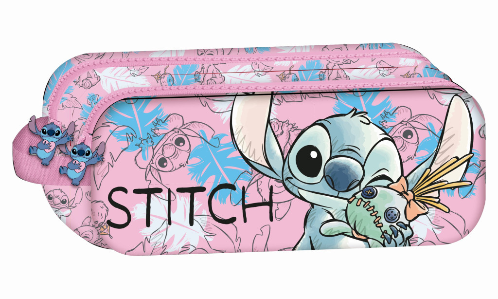 Alternative view of Disney Lilo & Stitch Doll Παιδική Κασετίνα με 2 Θήκες 23×10×6 cm