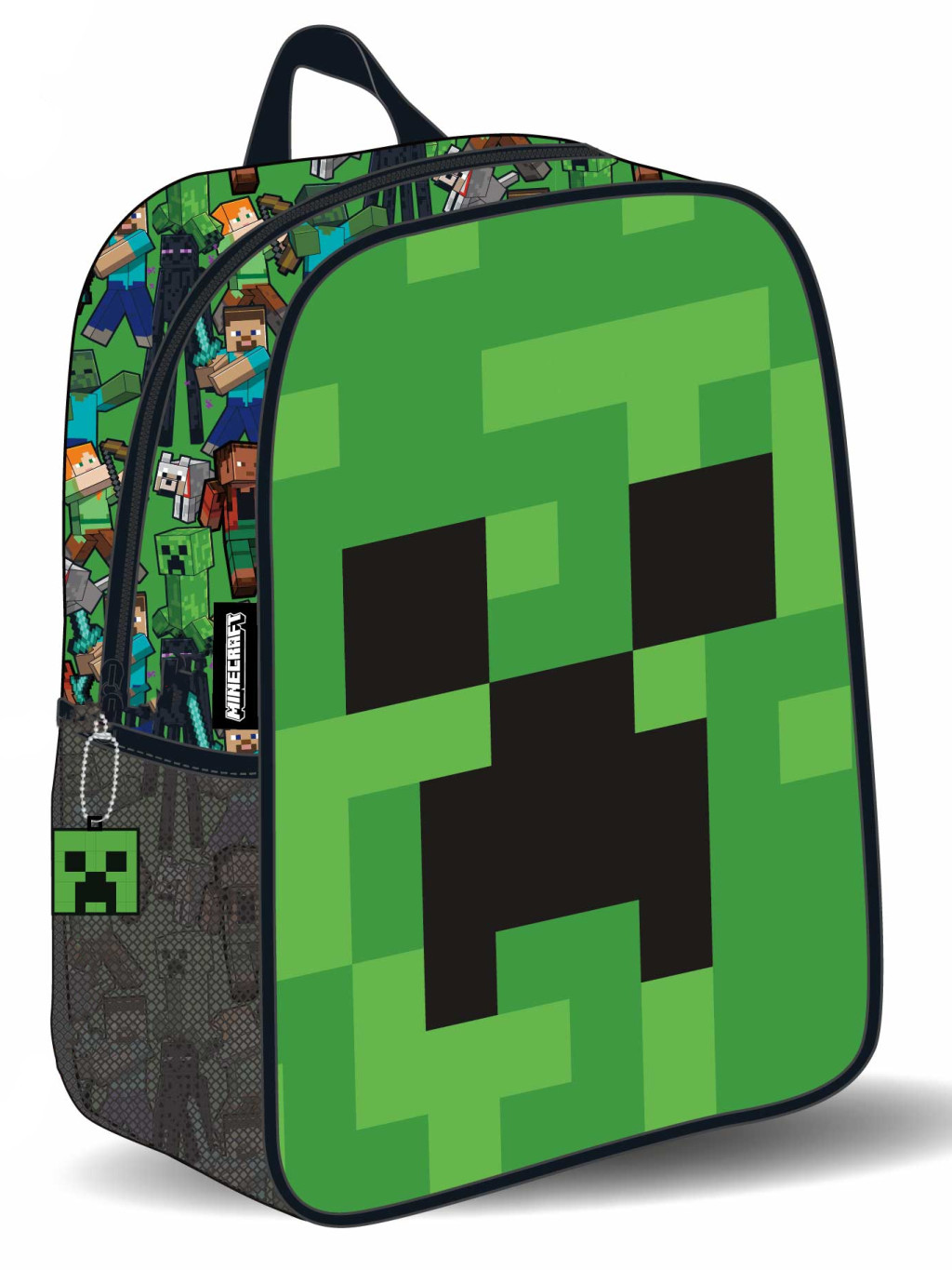Minecraft Face Τρισδιάστατο Παιδικό Σακίδιο Πλάτης 30×24×8 cm
