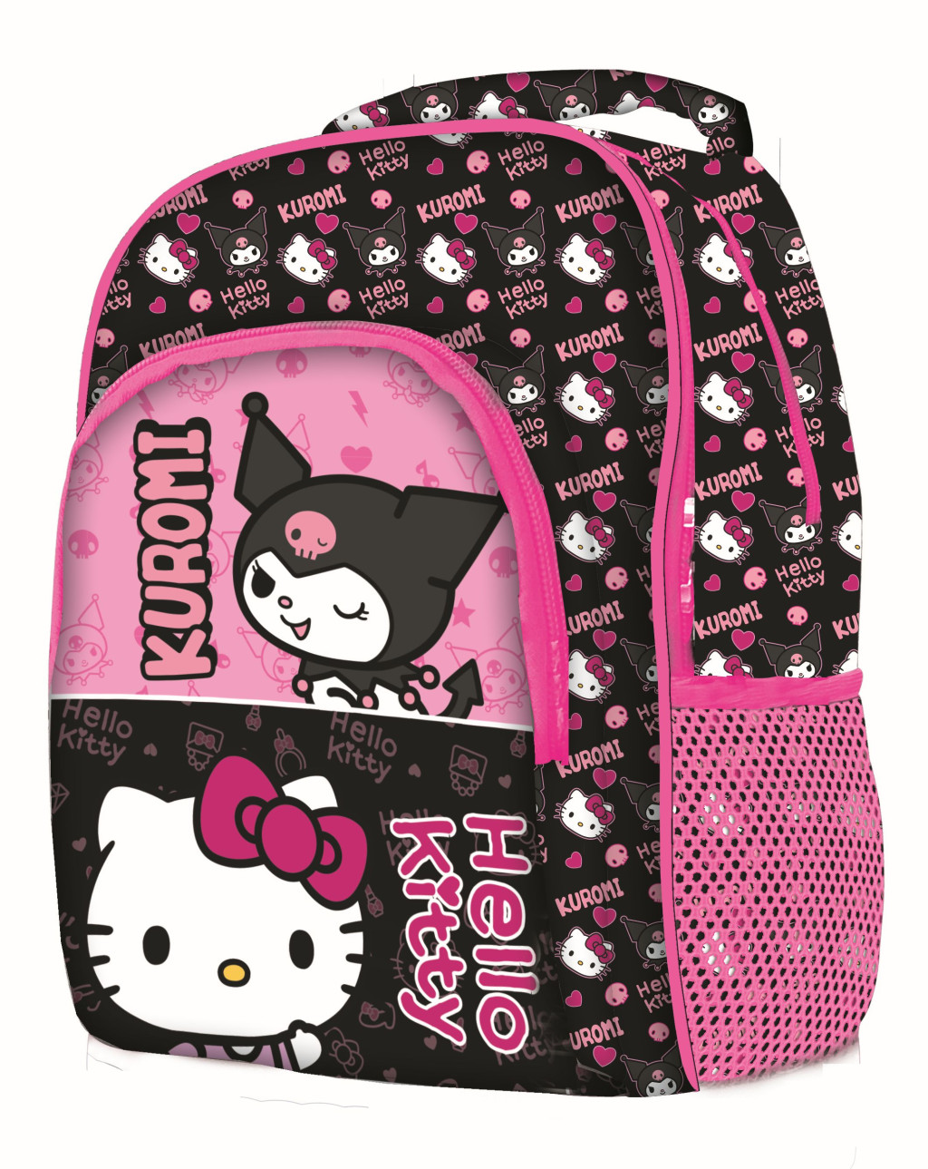 Hello Kitty & Kuromi Παιδική Σχολική Τσάντα Πλάτης 42 cm