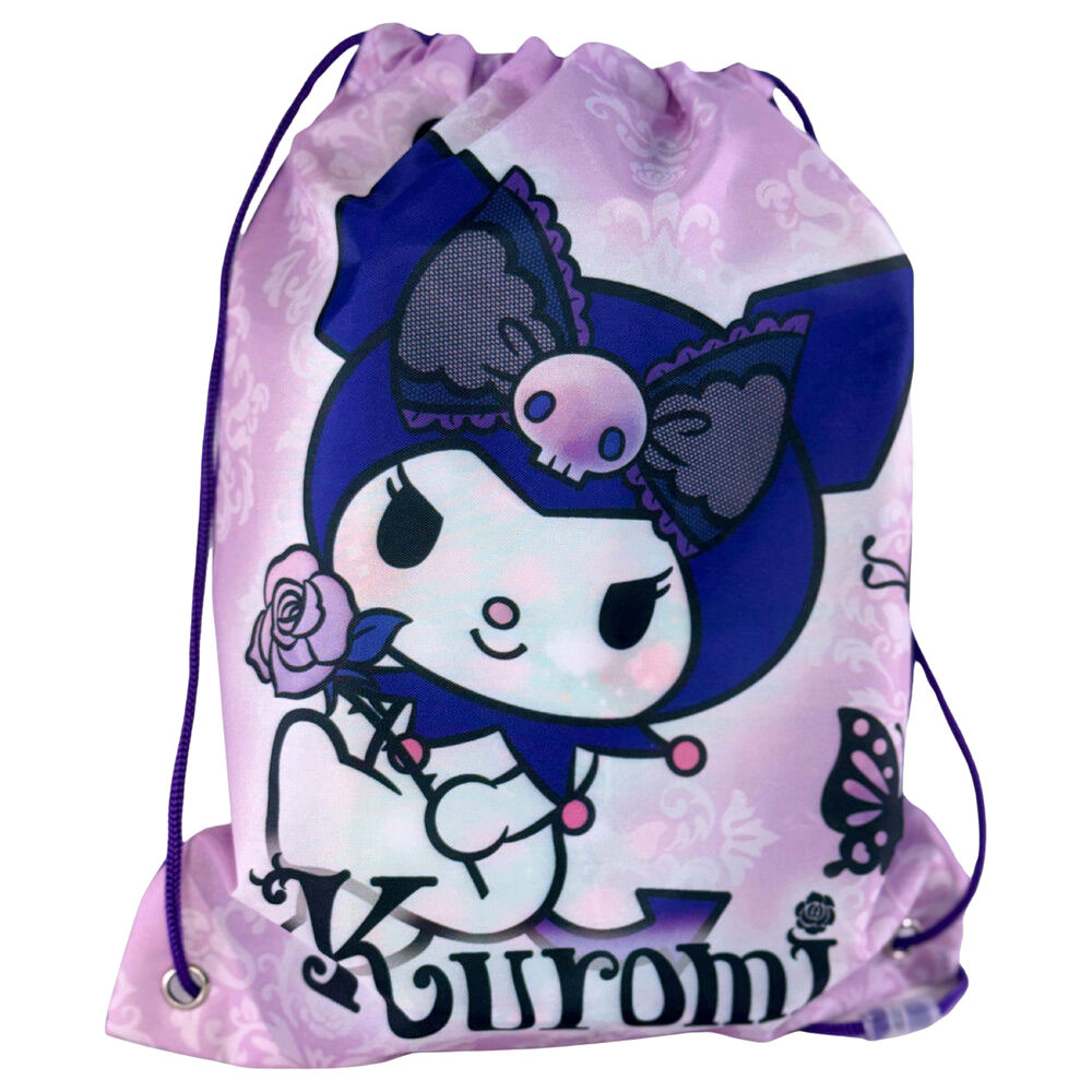 Hello Kitty Kuromi Μωβ Ισοθερμικό Τσαντάκι Φαγητού 30 cm
