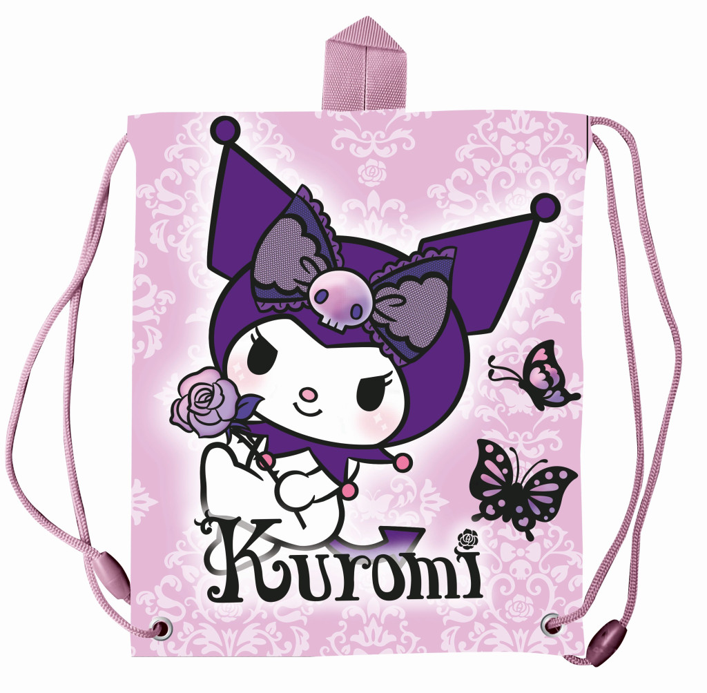 Alternative view of Hello Kitty Kuromi Μωβ Ισοθερμικό Τσαντάκι Φαγητού 30 cm