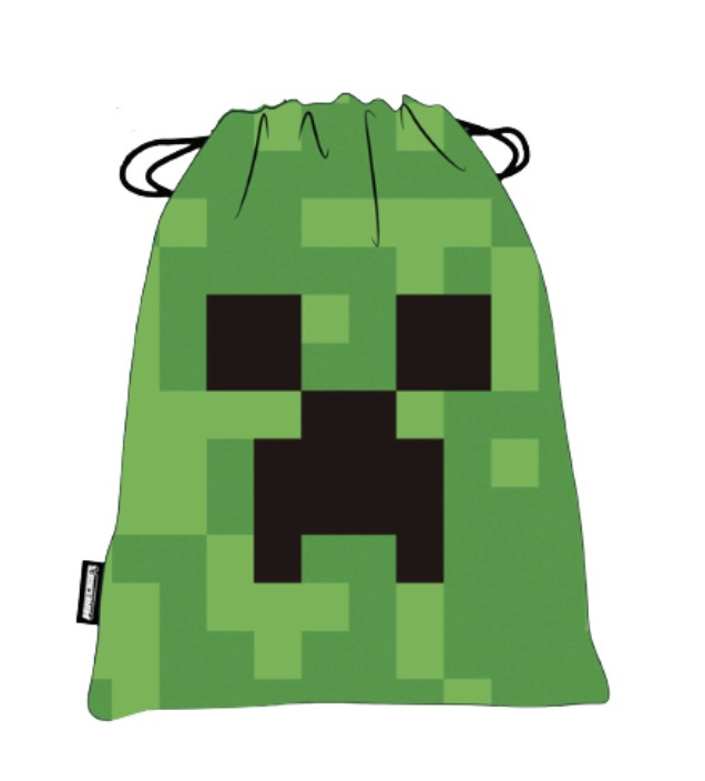 Minecraft Face Παιδικό Τσαντάκι Φαγητού 30 cm