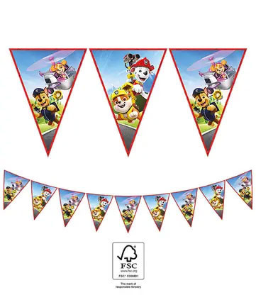 Alternative view of Paw Patrol Rescue Heroes Γιρλάντα με σημαίες FSC 2.3 m