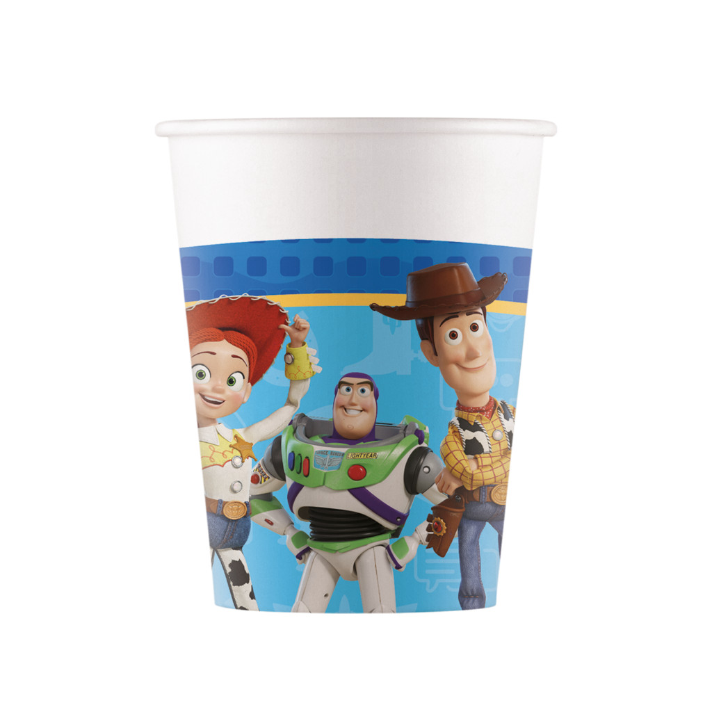 Disney Toy Story On a Mission Χάρτινα Ποτήρια 8 Τεμαχίων 200 ml FSC