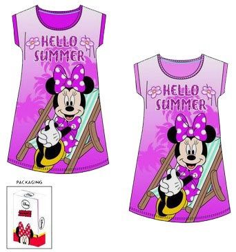 Alternative view of Disney Minnie Παιδικό κοντoμάνικο νυχτικό σε κουτί δώρου 3-8 ετών