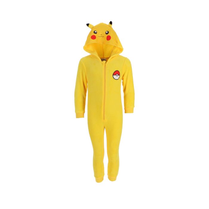 Pokemon Παιδική Ολόσωμη Πιτζάμα Coral Fleece 2-10 Ετών