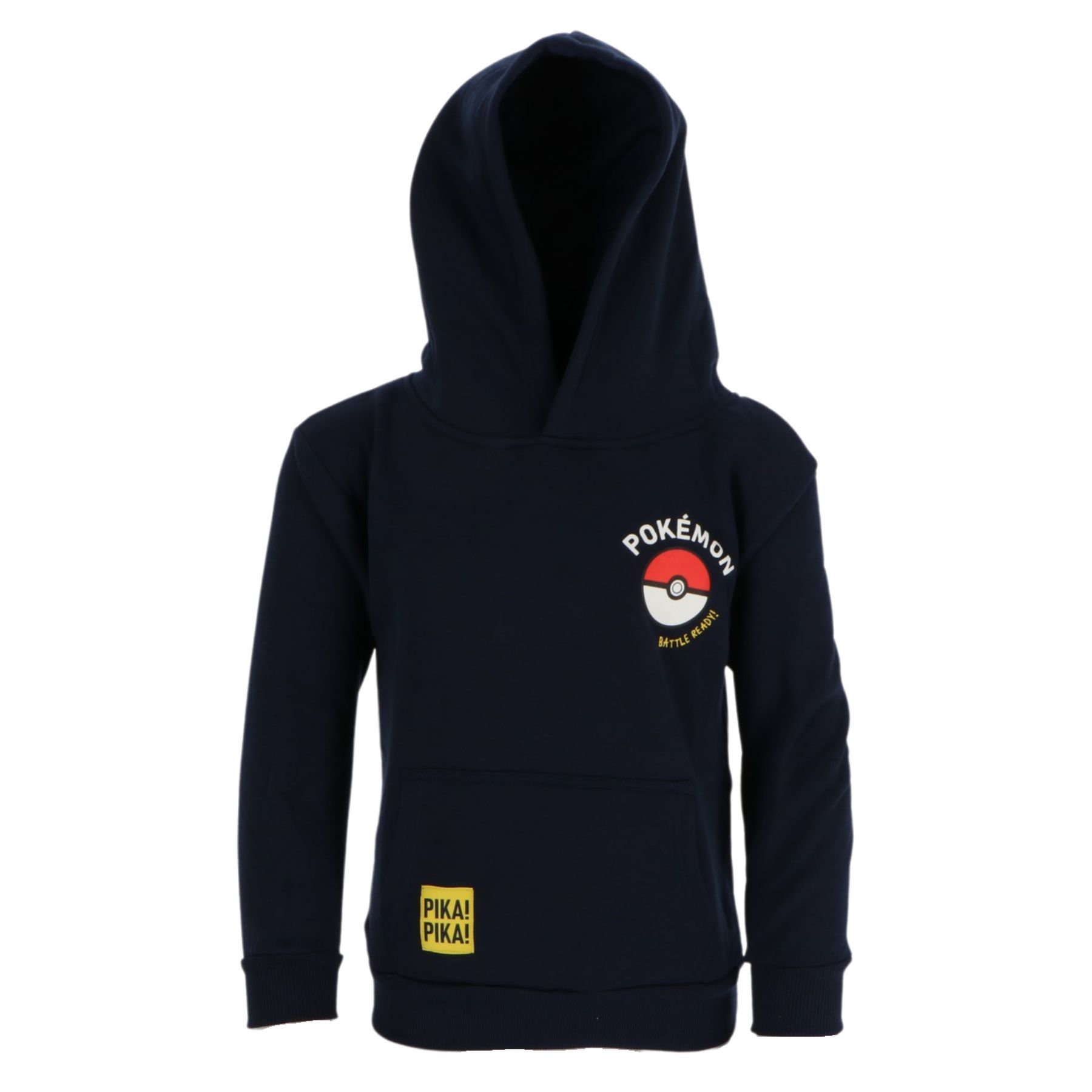 Pokemon Παιδικό Φούτερ με Κουκούλα Μαύρο 3-8 Ετών