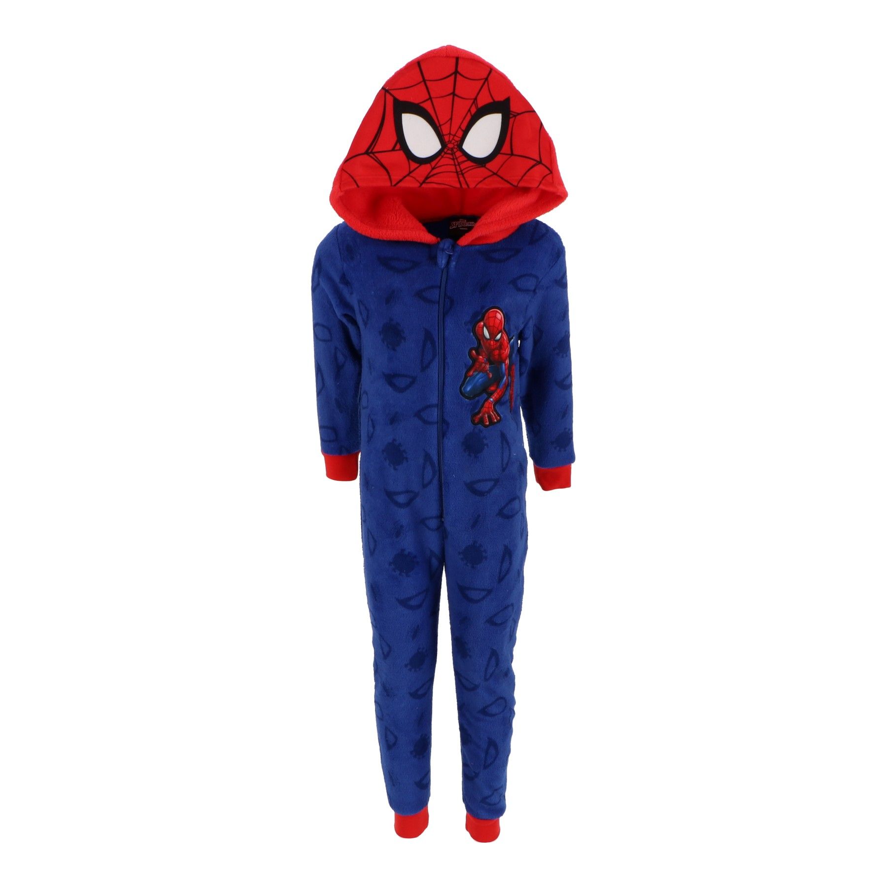 Spiderman Παιδική Ολόσωμη Πιτζάμα Coral Fleece 2-10 Ετών