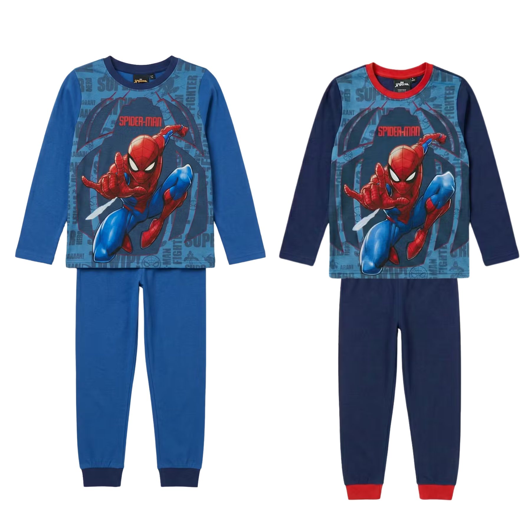 Spiderman Παιδική Πιτζάμα 3-8 Ετών Βαμβακερή