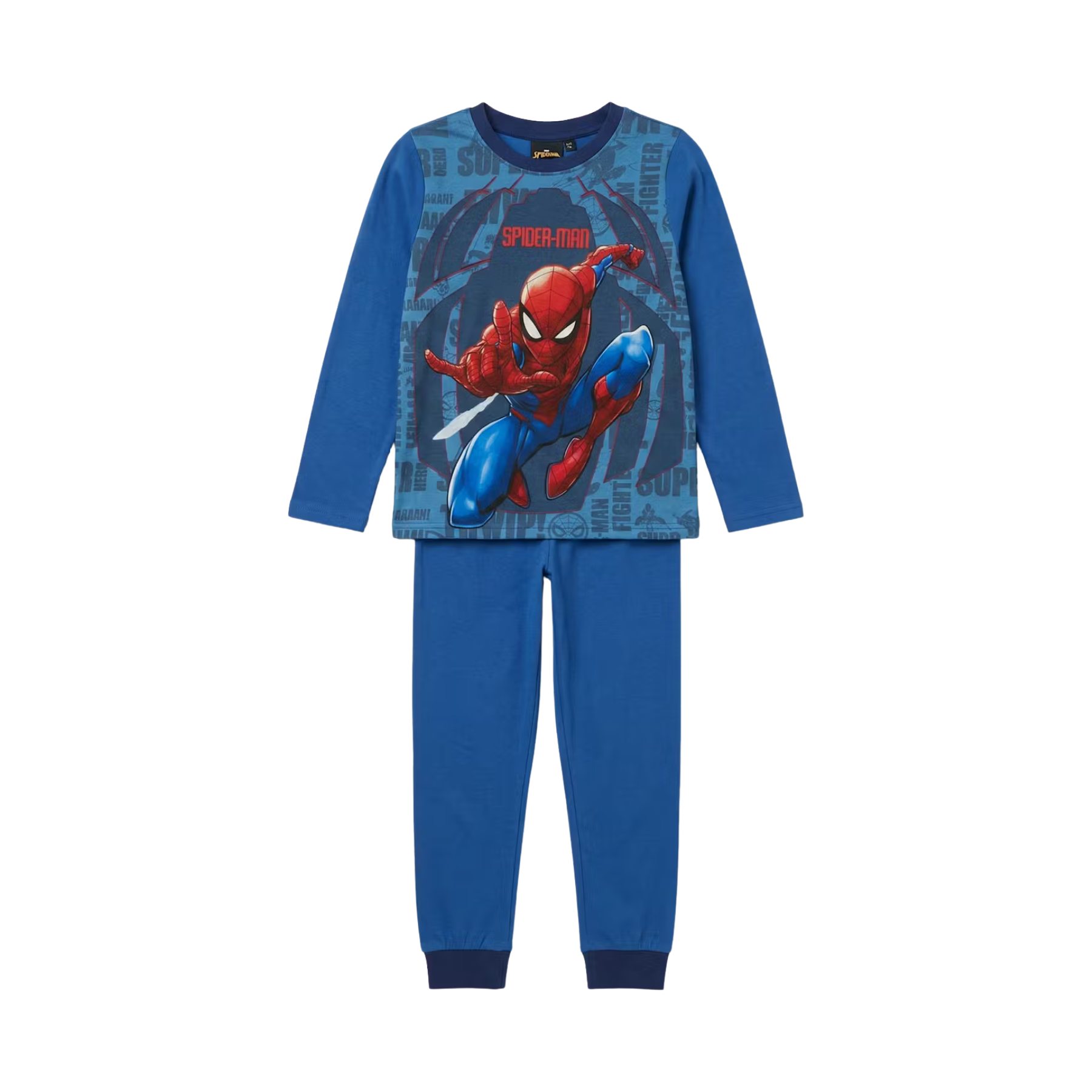 Spiderman Παιδική Πιτζάμα 3-8 Ετών Βαμβακερή