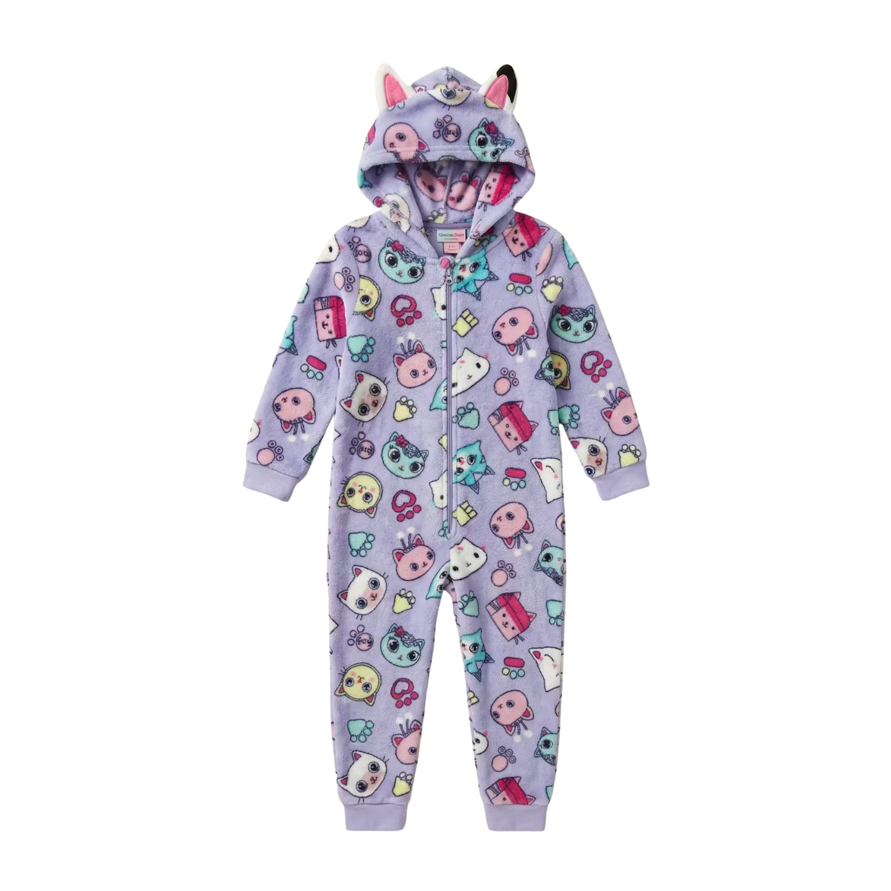 Gabby's Dollhouse Παιδική Ολόσωμη Πιτζάμα Fleece 3-8 Ετών