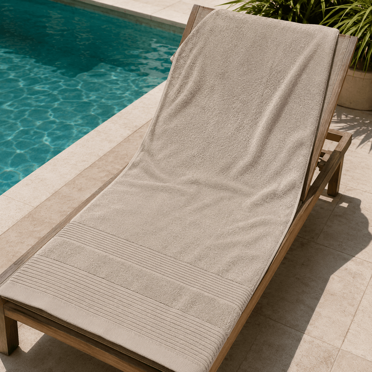 Πετσέτα Πισίνας - Spa 80X150 Beige
