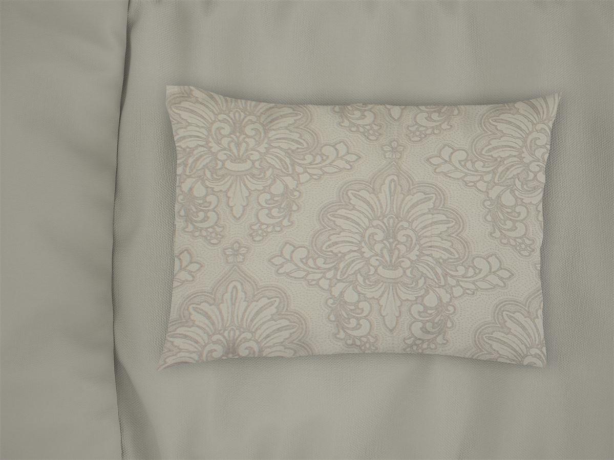 Μαξιλαροθήκη Εμπριμέ Άρτεμις 702 50X70 Beige 100% Cotton