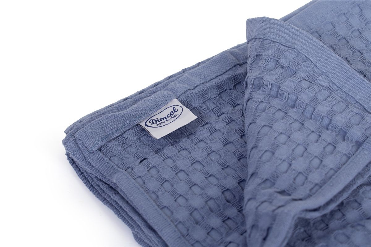 Κουβέρτα Πικέ Μονόχρωμη 325 gr/m² 165x270 Classic Blue 100% Cotton