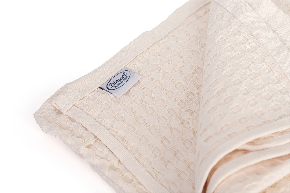 Κουβέρτα Πικέ Μονόχρωμη 325 gr/m² 255x270 Ecru 100% Cotton