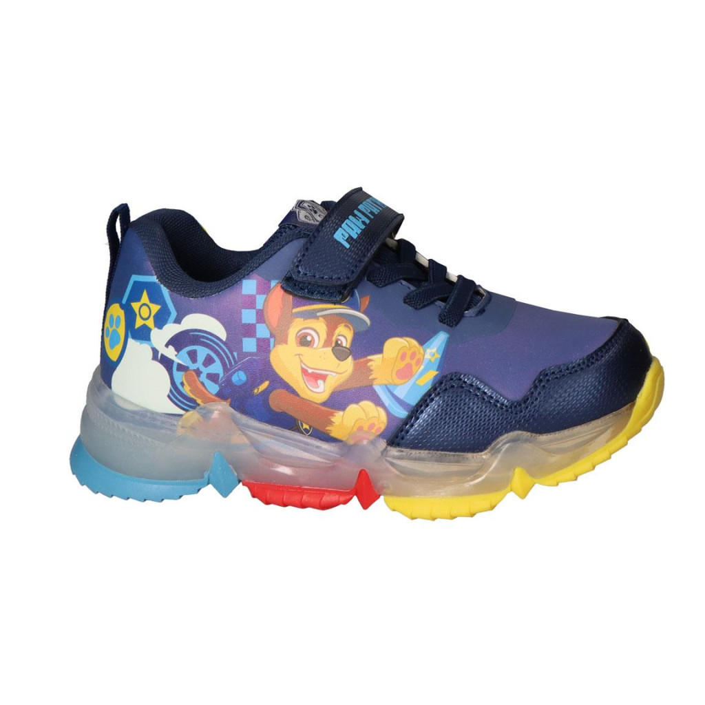 Paw Patrol Chase Παιδικά Sneakers Street με Φωτιζόμενη LED Σόλα Νούμερο 25