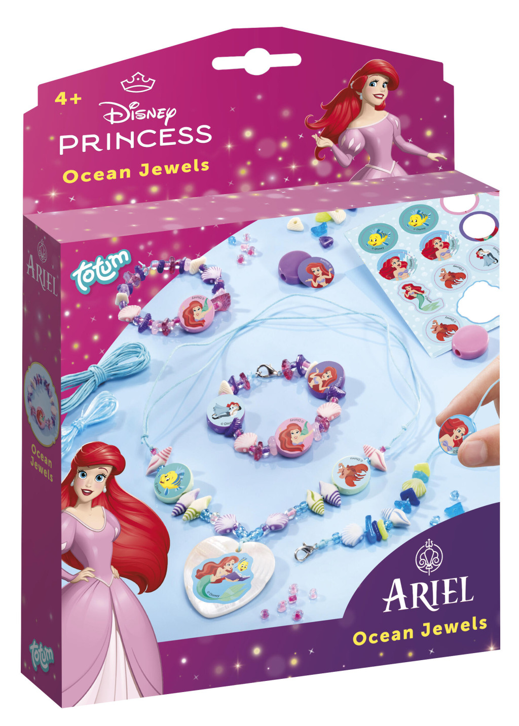 Disney Princess Παιδικό Σετ Κατασκευής Κοσμημάτων με Χάντρες
