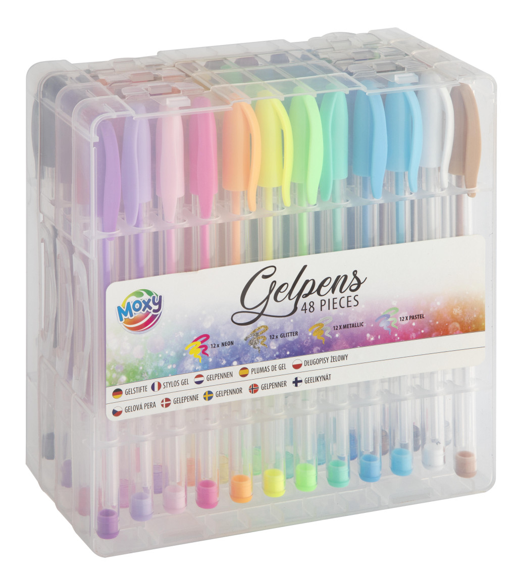 Colour Σετ Στυλό Gel σε Κασετίνα  48 Τεμάχια