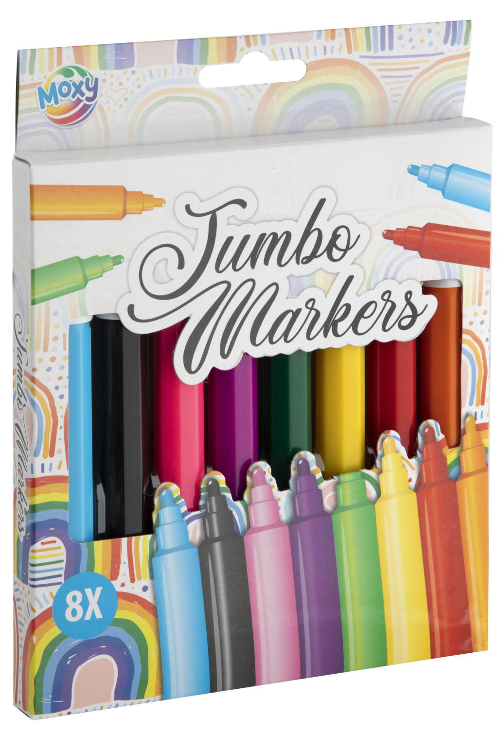 Colour Moxy jumbo felt tip Σετ Στυλό 8 Τεμαχίων 18×14 cm