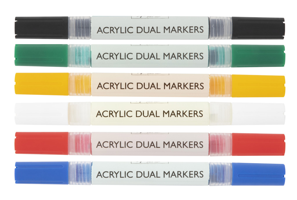 Alternative view of Colour Nassau 6 Τεμαχίων Ακρυλικό dual-tip Σετ Μαρκαδόρων