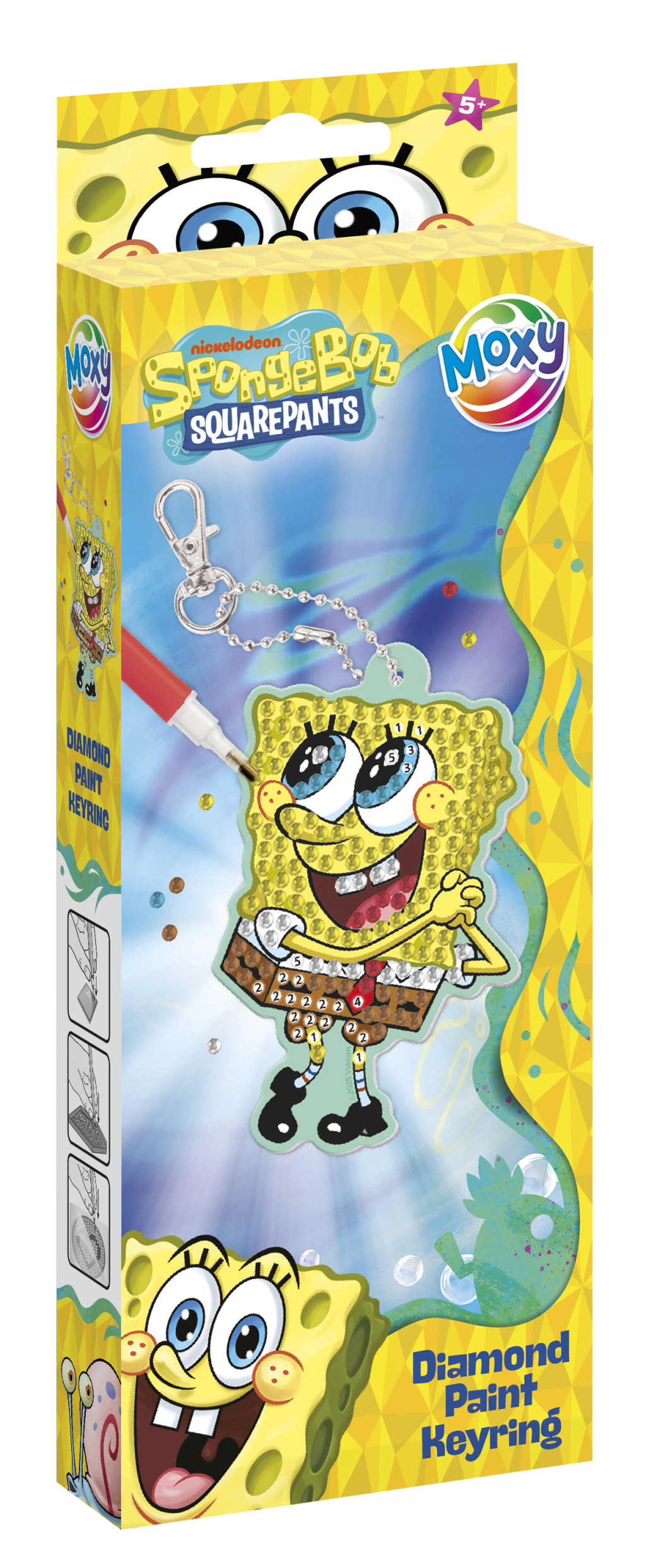 SpongeBob Παιδικό Σετ Κατασκευής Μπρελόκ με Διαμαντάκια
