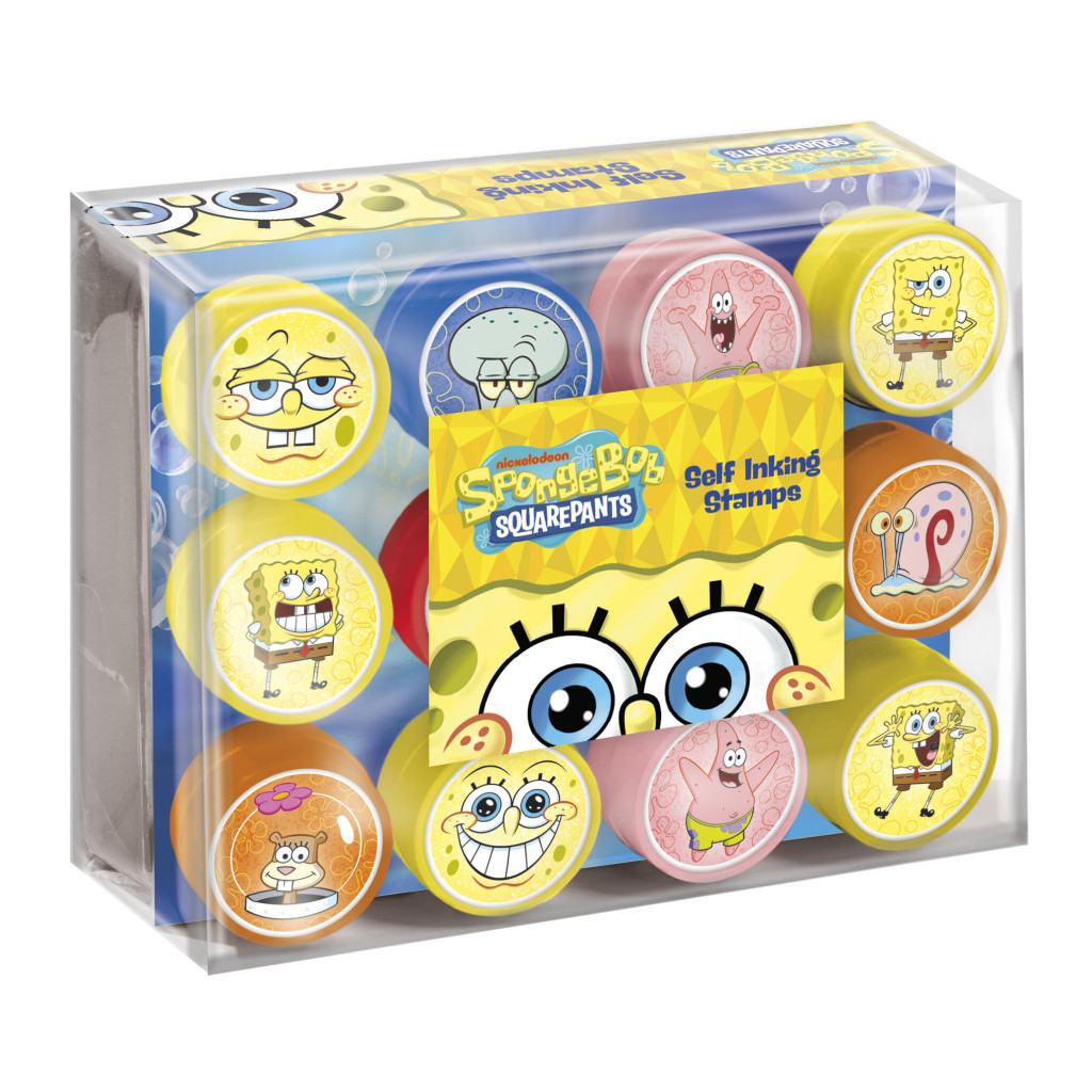 SpongeBob Παιδικό Σετ Σφραγίδων 12 Τεμαχίων