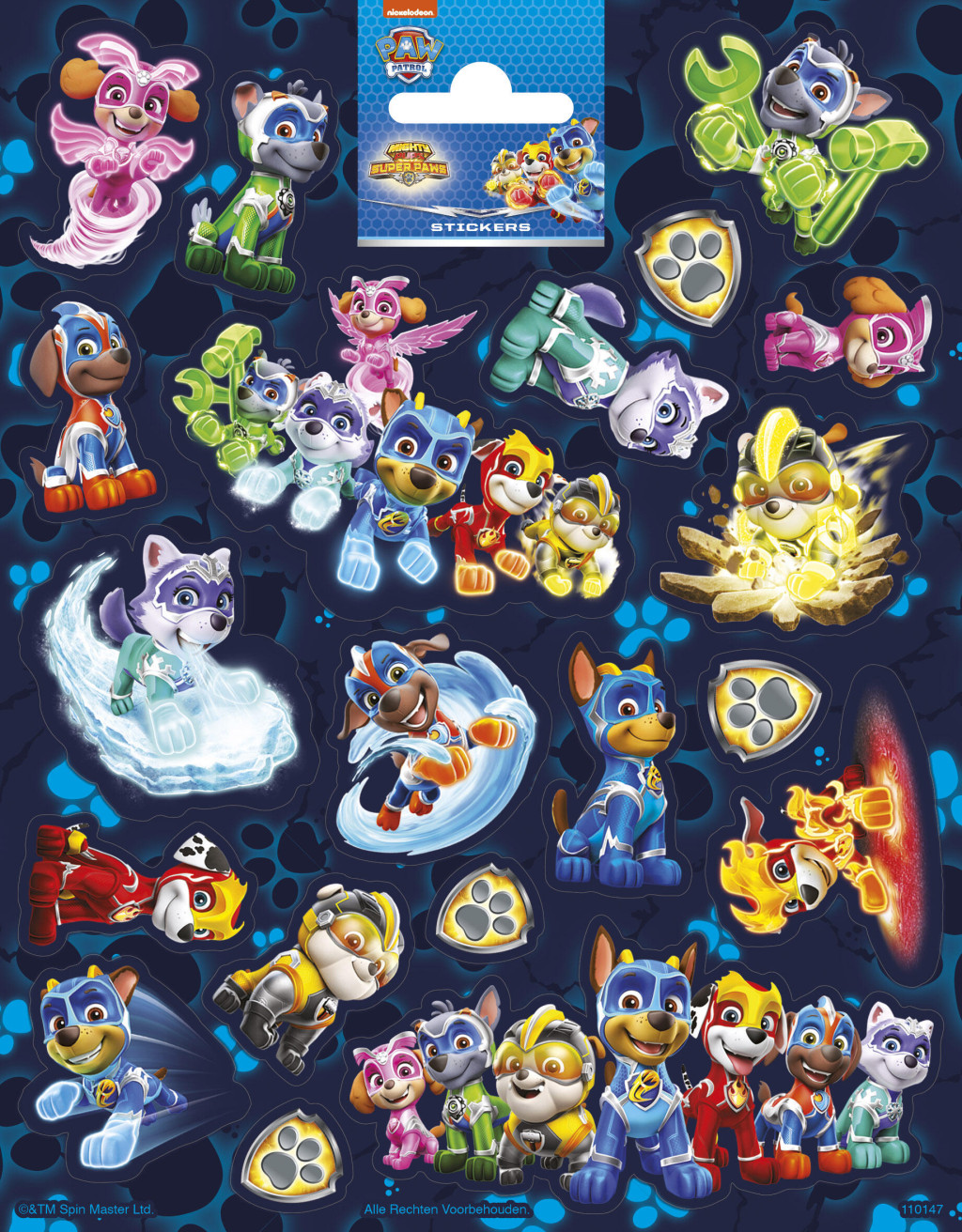 Paw Patrol Παιδικά Αυτοκόλλητα 20 x 16 cm