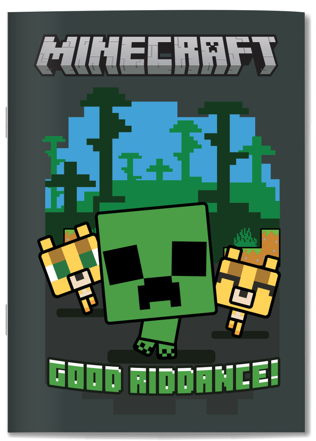 Minecraft Good Riddance Τετράδιο B5 με Γραμμές 40 Φύλλων