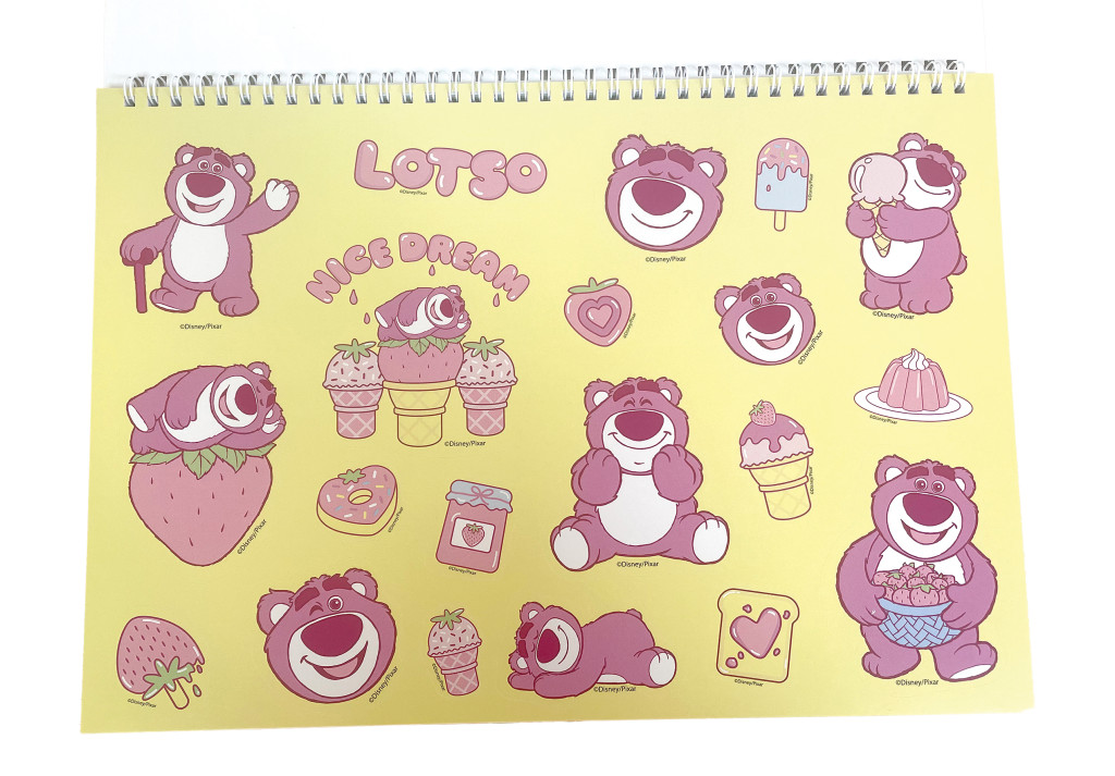 Alternative view of Disney Toy Story Lotso Σπιράλ Μπλοκ Ζωγραφικής Α4 με 40 Φύλλα και Αυτοκόλλητα