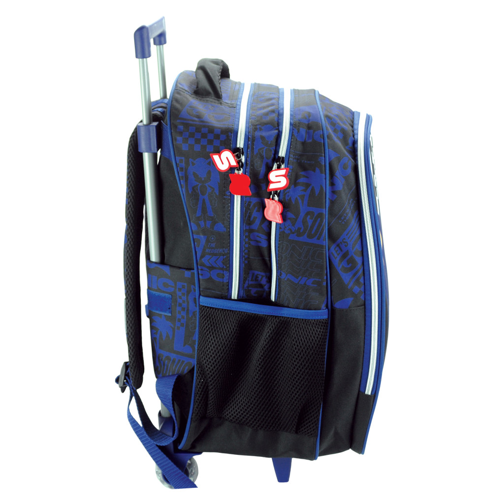 Alternative view of Sonic the Hedgehog Champion Racer wheeled Παιδική Σχολική Τσάντα Πλάτης 46 cm