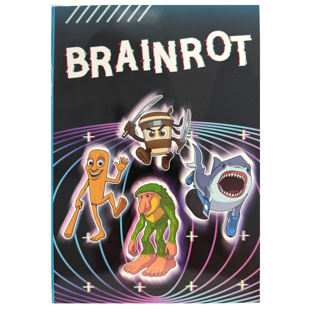 Brainrot Sahur Brainrot Τετράδιο B5 40 Σελίδων με Γραμμές