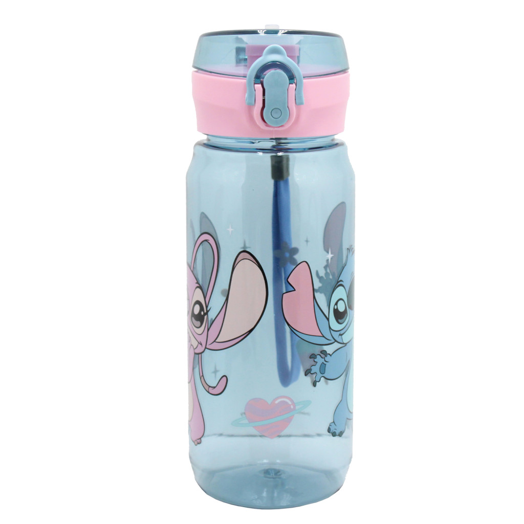 Disney Lilo and Stitch Universe Πλαστικό μπουκάλι νερού με κλιπ 600 ml