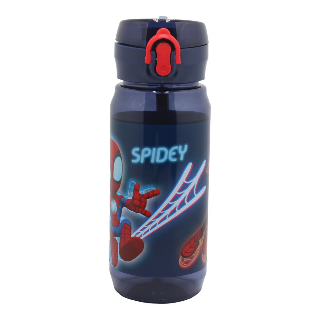 Spiderman Spidey Web Πλαστικό μπουκάλι με κρεμάστρα 600 ml