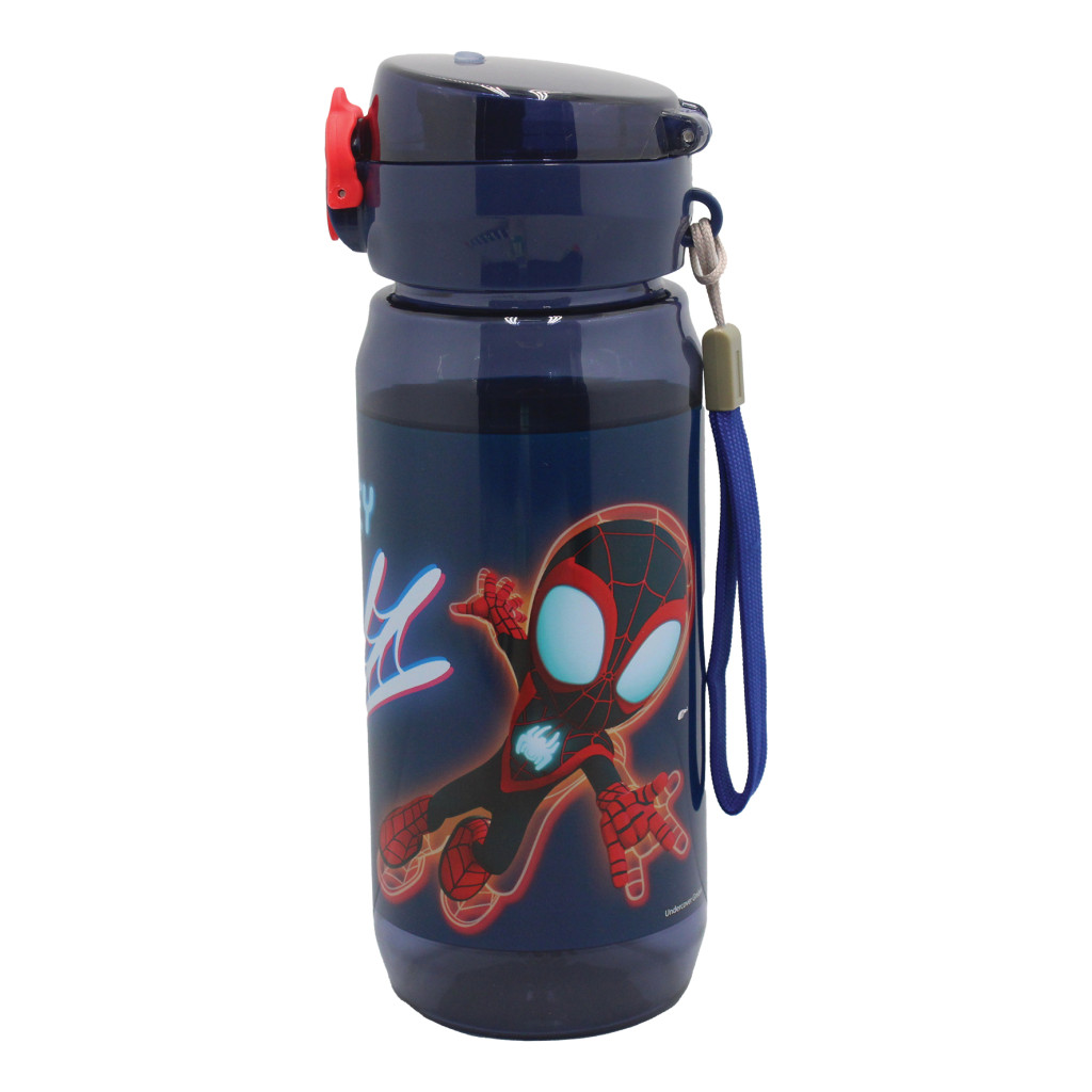 Alternative view of Spiderman Spidey Web Πλαστικό μπουκάλι με κρεμάστρα 600 ml