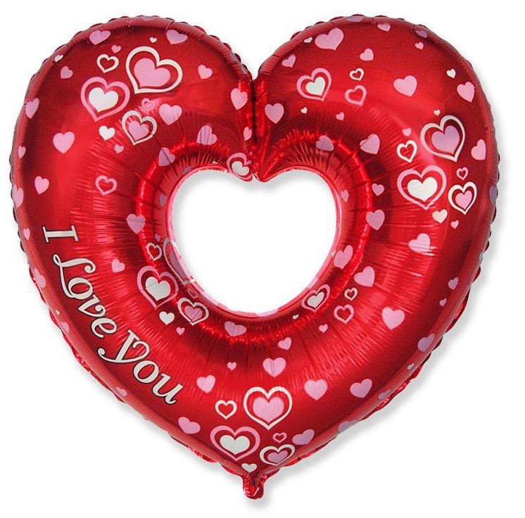 Love Fancy Heart Foil Μπαλόνι 86 cm (WP)