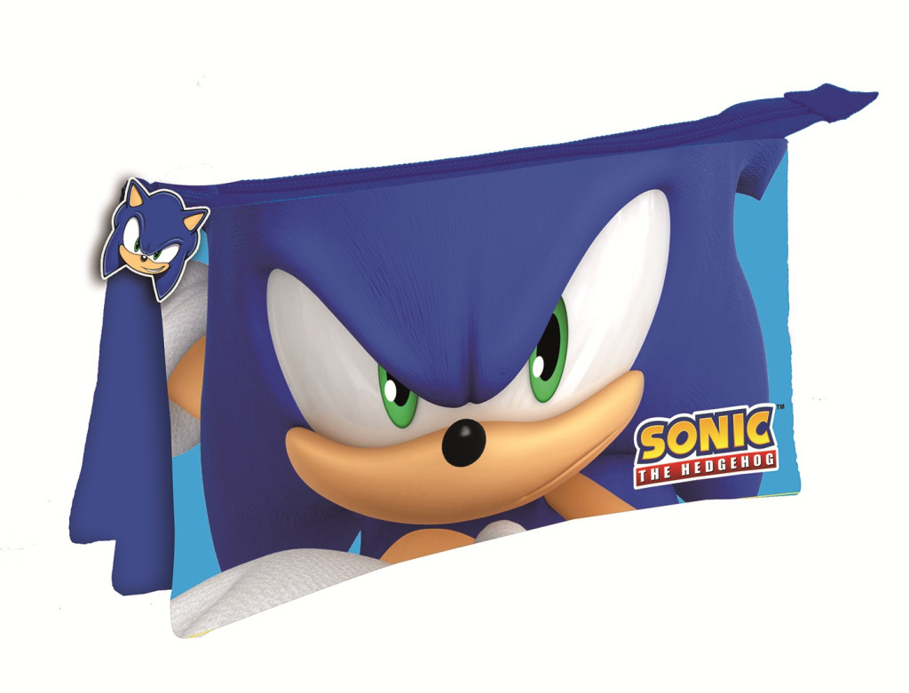 Alternative view of Sonic the Hedgehog Παιδική Κασετίνα 3 Θέσεων 22 cm