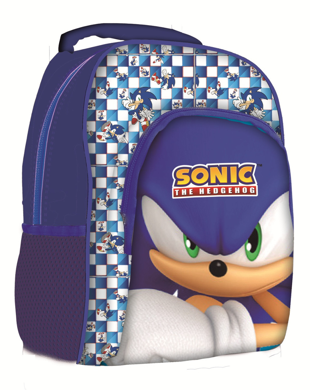 Sonic the Hedgehog Παιδική Σχολική Τσάντα Πλάτης 40×30×15 cm