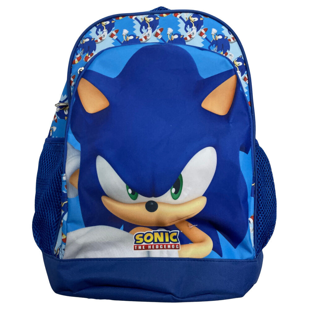 Sonic the Hedgehog Παιδική Σχολική Τσάντα Πλάτης 3 Θέσεων 42×32×16 cm