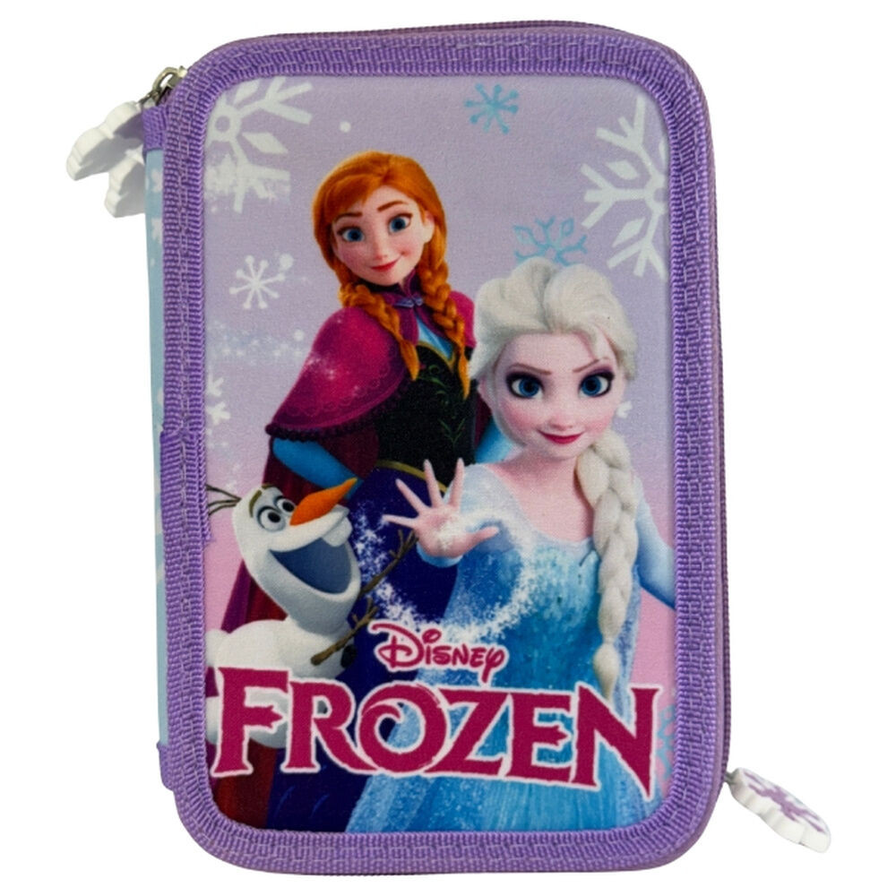 Disney Frozen Γεμάτη Τριώροφη Παιδική Κασετίνα GIOTTO 41 Τεμαχίων