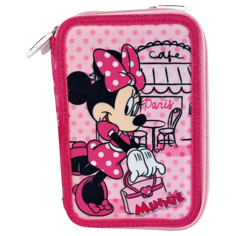 Disney Minnie Γεμάτη Τριώροφη Παιδική Κασετίνα GIOTTO 41 Τεμαχίων