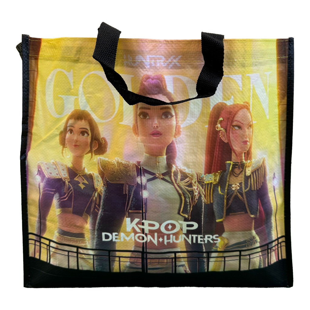 K-pop Demon Hunters Negra Τσάντα Αγορών 45×40×20 cm