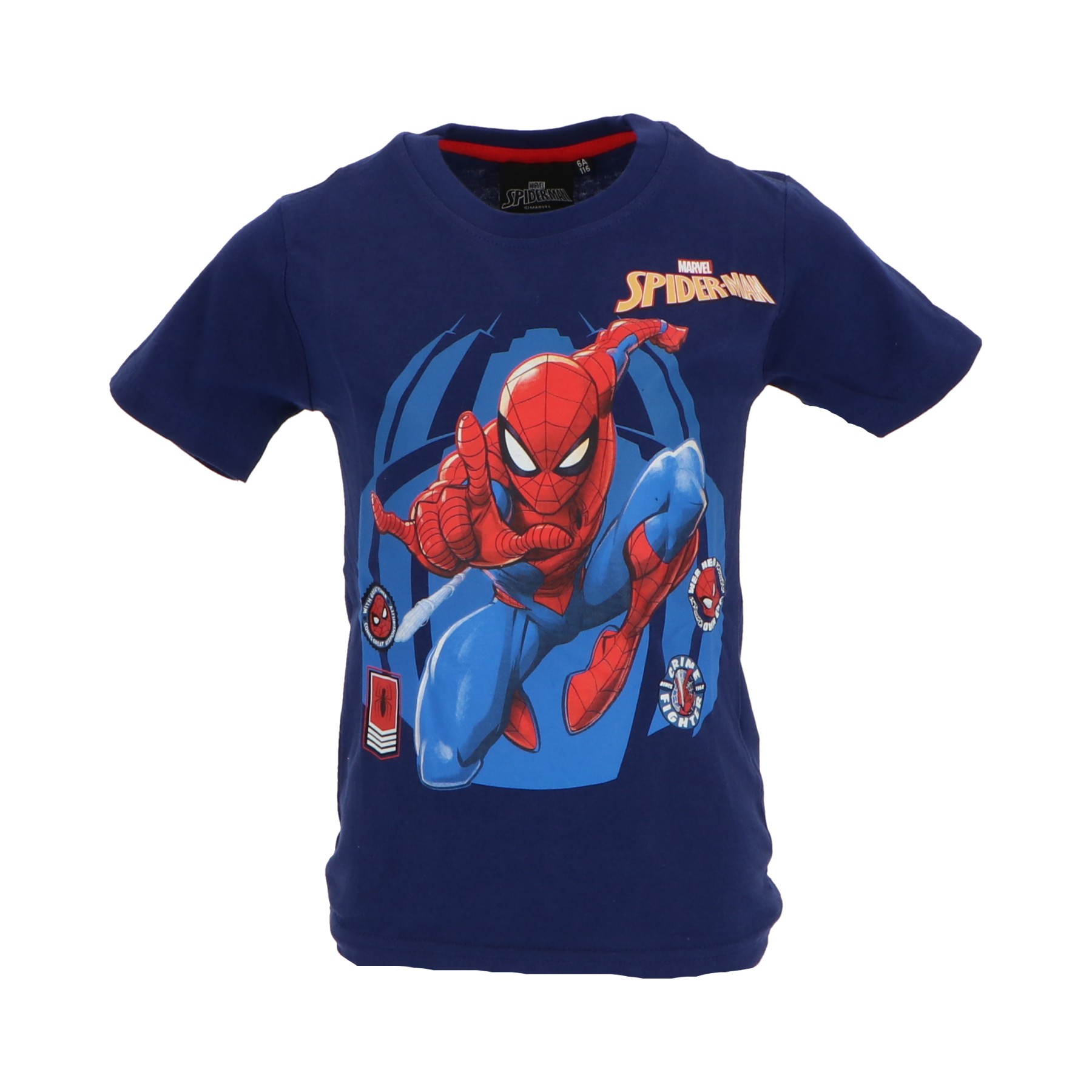 Spiderman Παιδικό Κοντομάνικο Μπλουζάκι Πολύχρωμο Βαμβακερό 3-8 Ετών