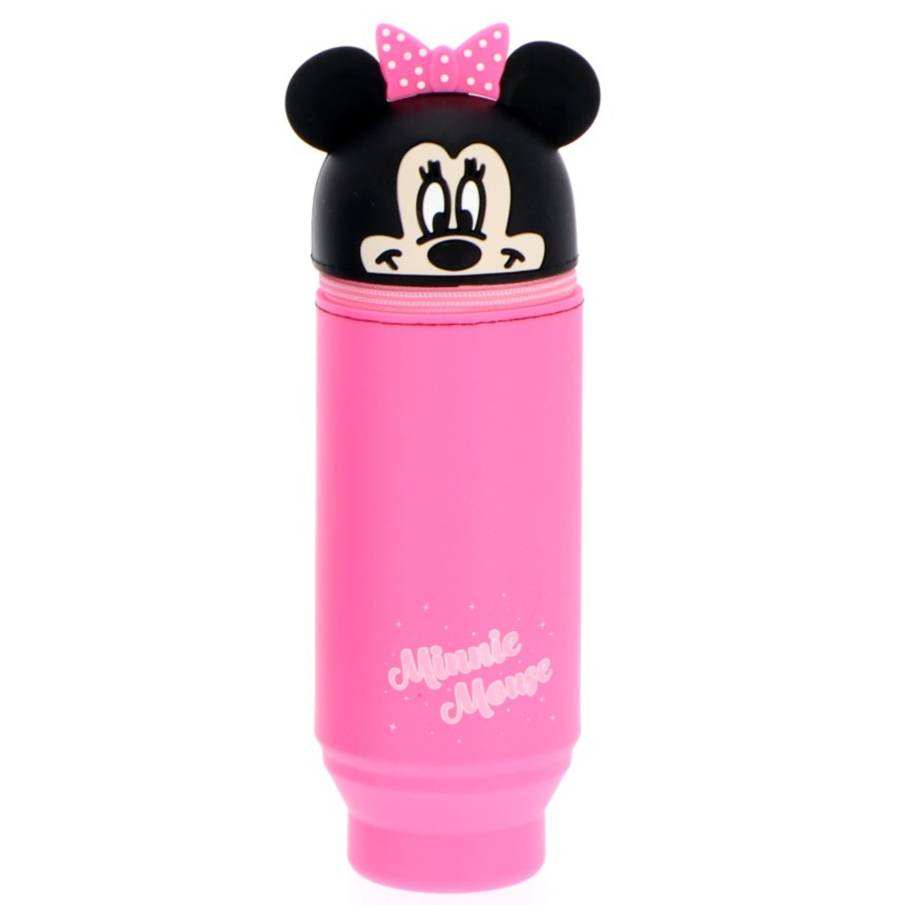 Disney Minnie Mouse Σιλικονούχα Κασετίνα Μολυβοθήκη Ροζ 6 x 6 x 19 εκ