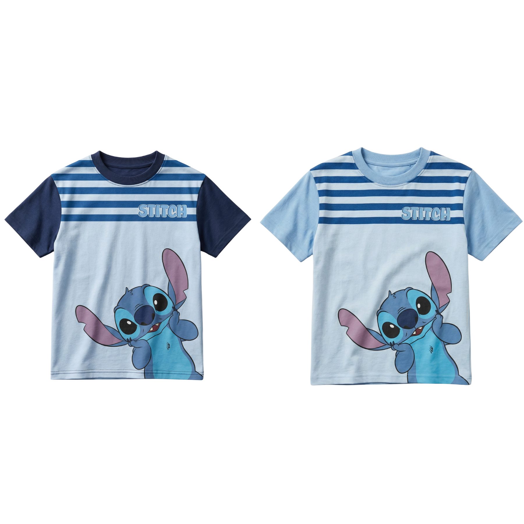 Disney Lilo and Stitch Παιδικό Κοντομάνικο Μπλουζάκι Μπλε Βαμβακερό 3-8 Ετών