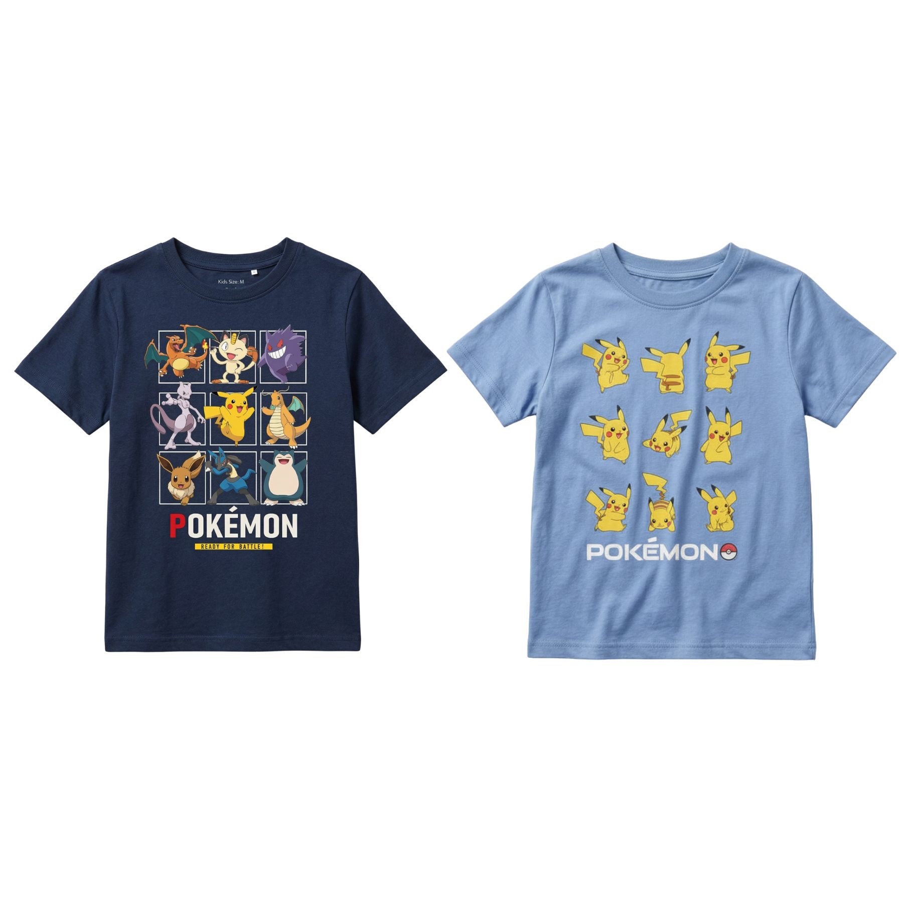 Pokemon Παιδικό Κοντομάνικο Μπλουζάκι Πολύχρωμο Βαμβακερό 3-8 Ετών